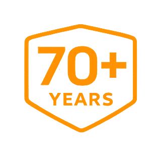 70 years logo